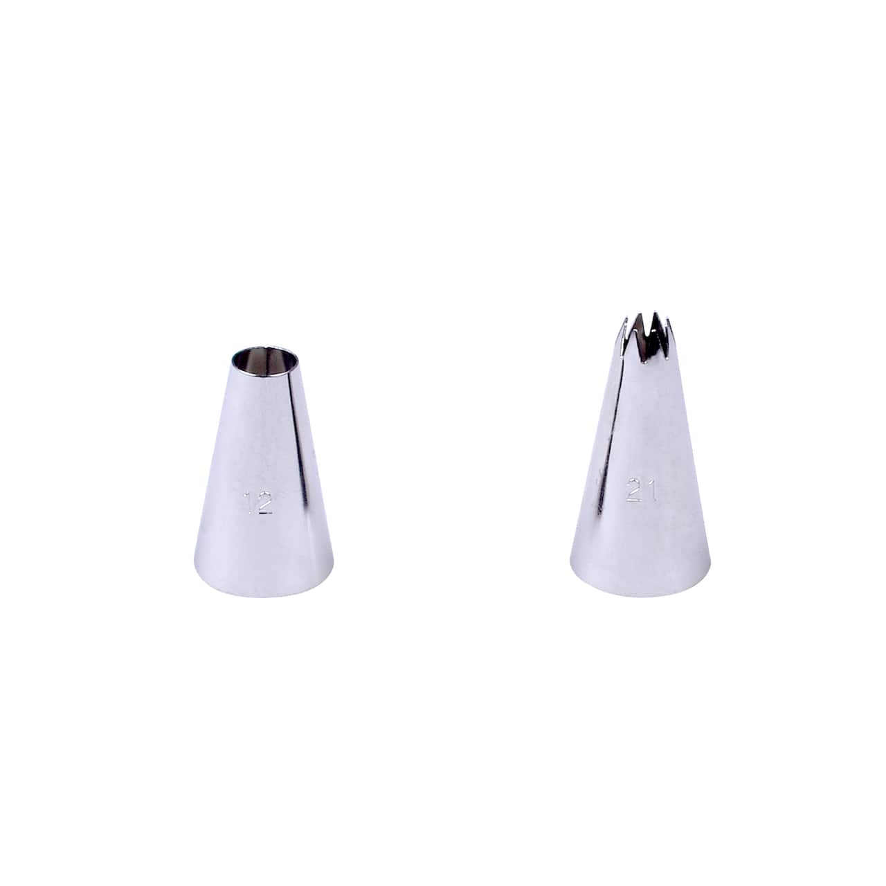 Wilton® Round & Open Star Tip Set